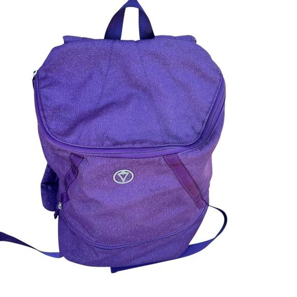 Ivivva by Lululemon Girls Playful Poise Backpack Galactic Grape/ Metallic Silver - Picture 3 of 12